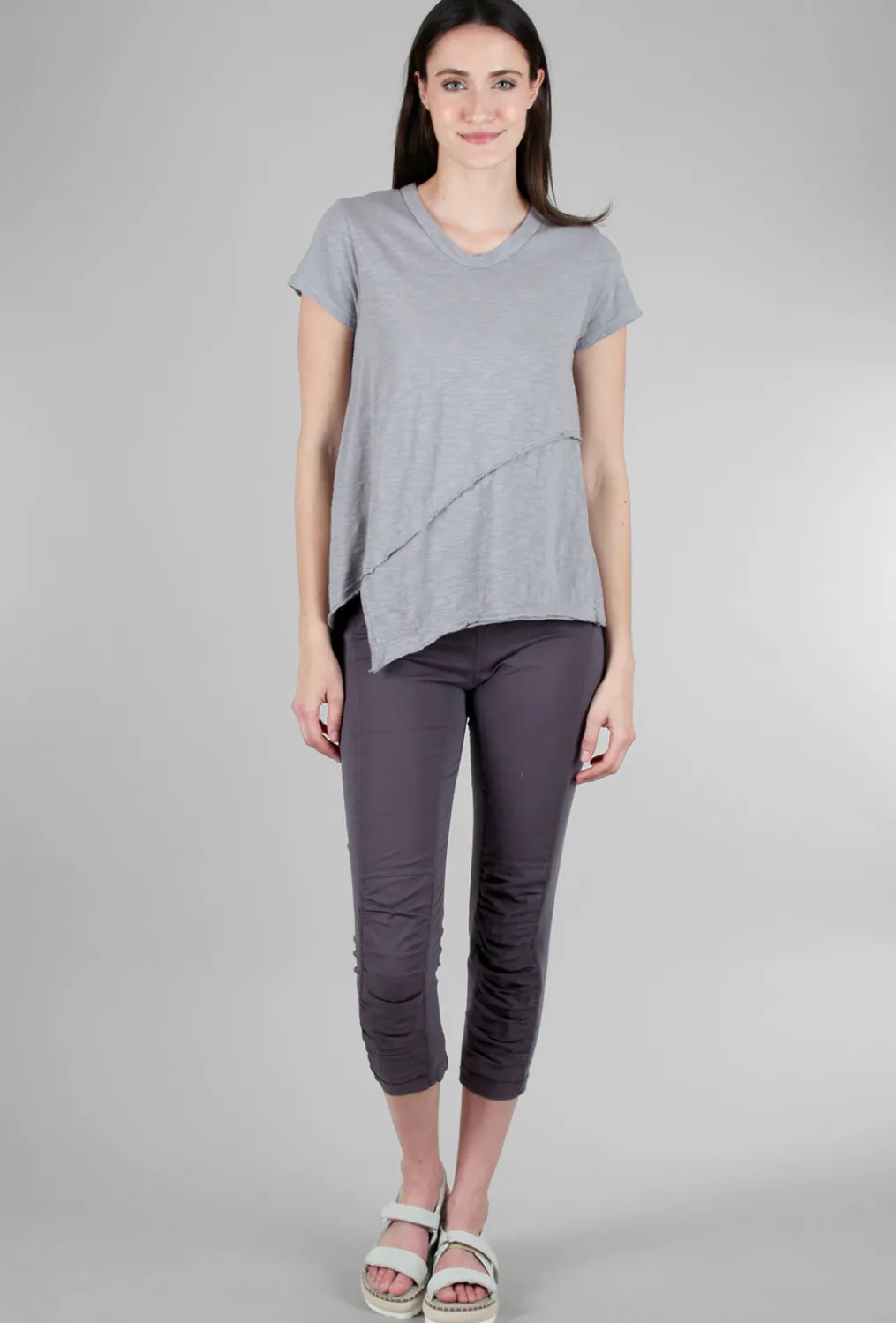 Best Sale Evie Lou High-Waist Jetter Pant, Charcoal