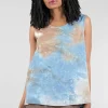 Clearance Evie Lou Huxley Tank, Alba Blue