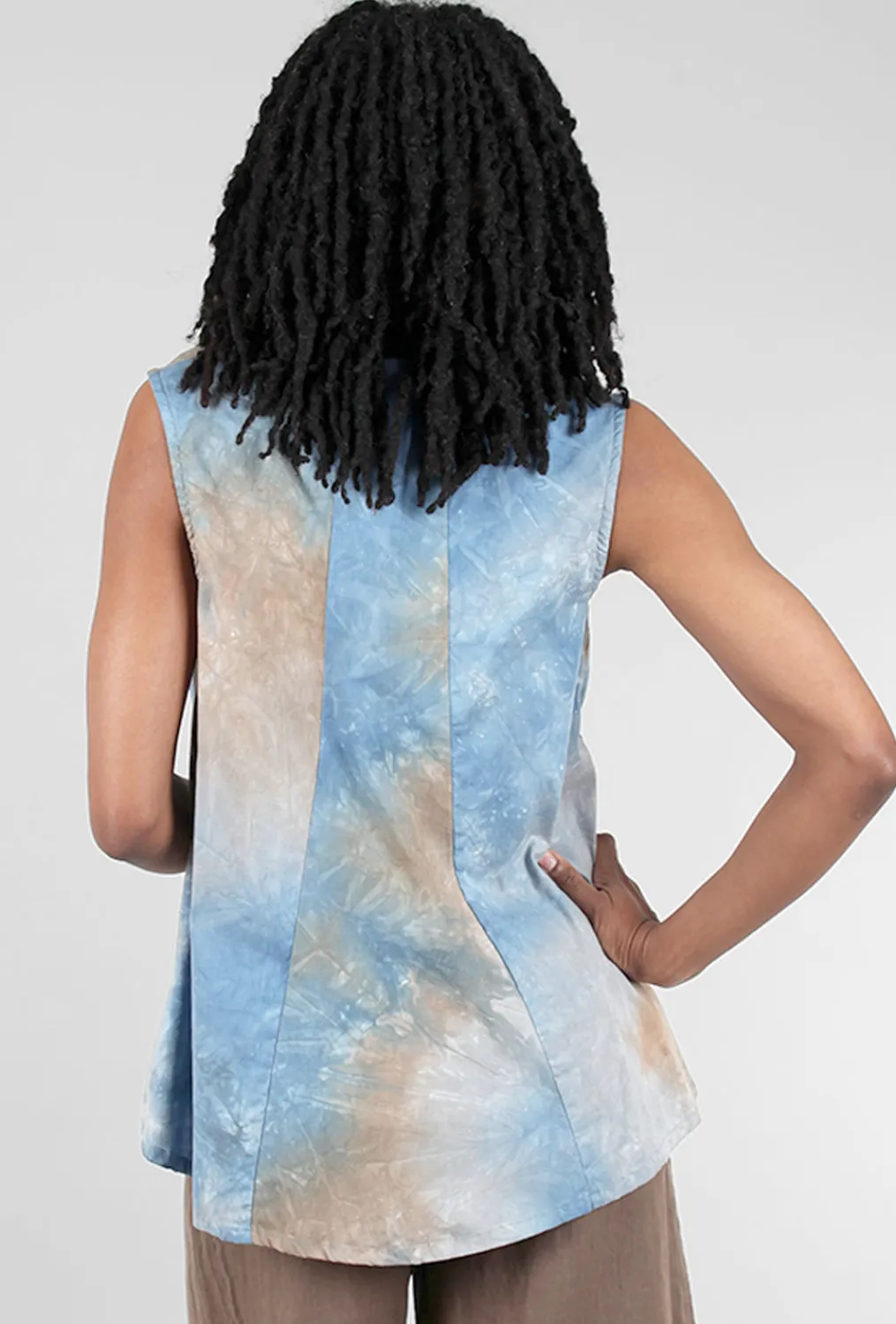 Clearance Evie Lou Huxley Tank, Alba Blue