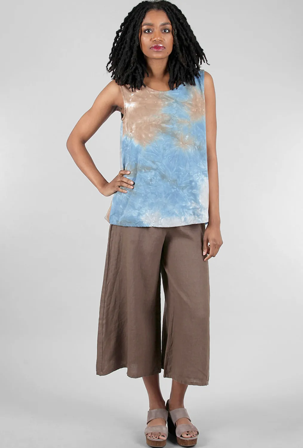 Clearance Evie Lou Huxley Tank, Alba Blue