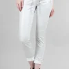 Cheap Evie Lou Iconic Stretch Jeans, White/Silver