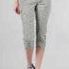 Clearance Evie Lou Iris Cropped Pant, Frost