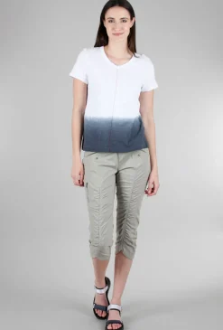 Clearance Evie Lou Iris Cropped Pant, Frost