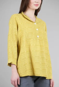 Cheap Evie Lou Jacquard Swing Top, Citrus