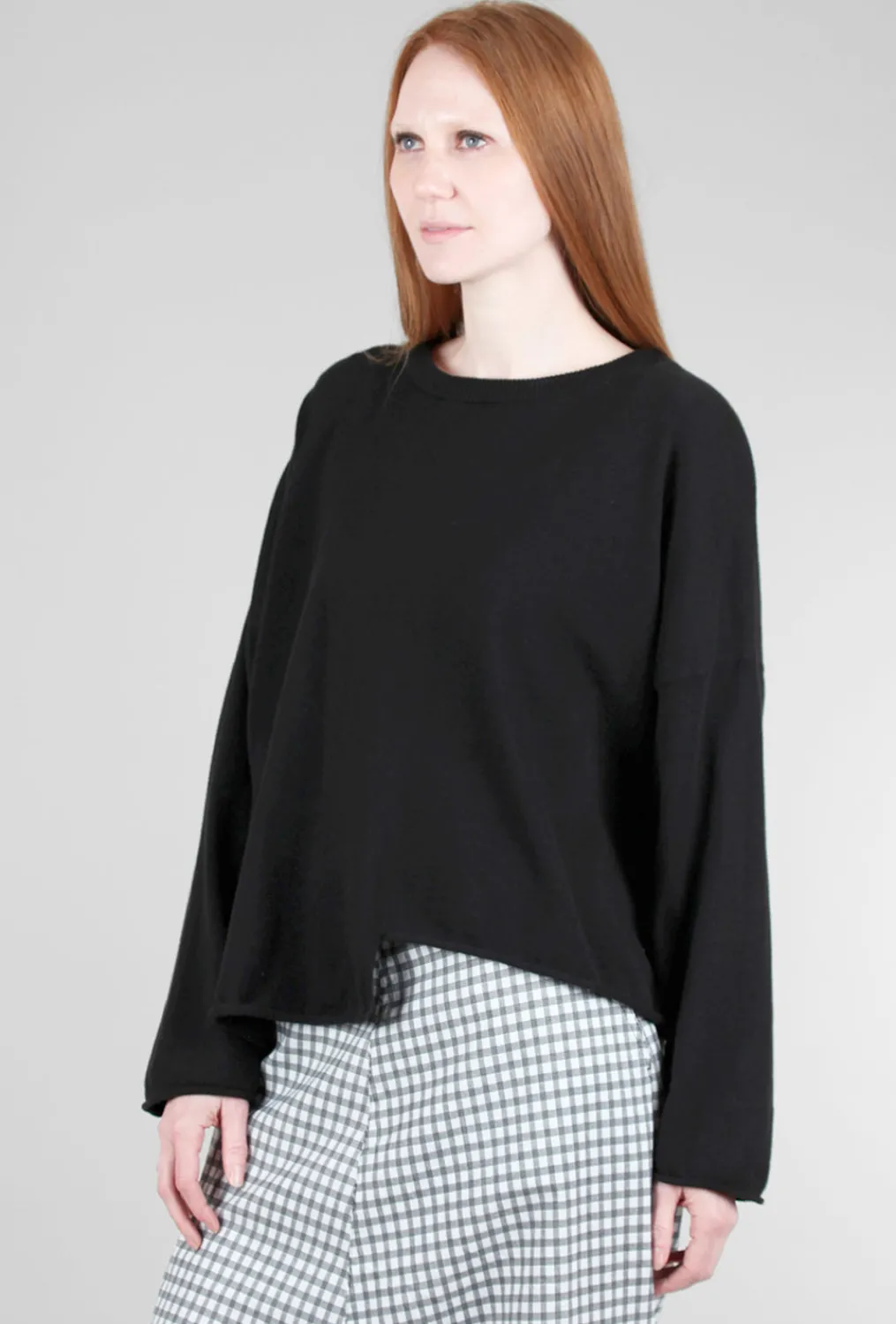 Discount Evie Lou Jon Sweater, Black