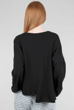 Discount Evie Lou Jon Sweater, Black