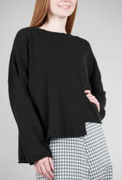 Discount Evie Lou Jon Sweater, Black