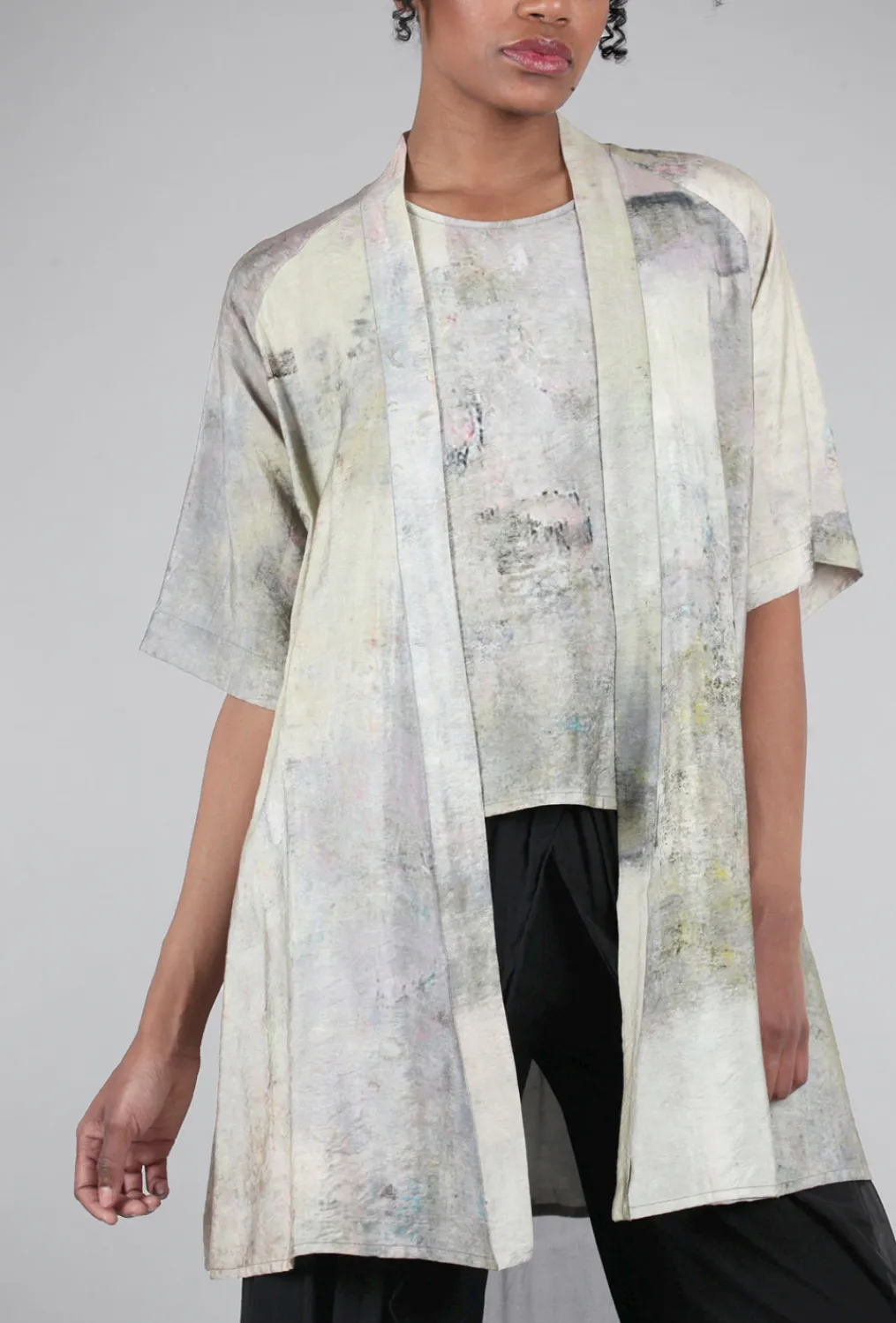 Online Evie Lou Kmo Duster, Pink/Stone
