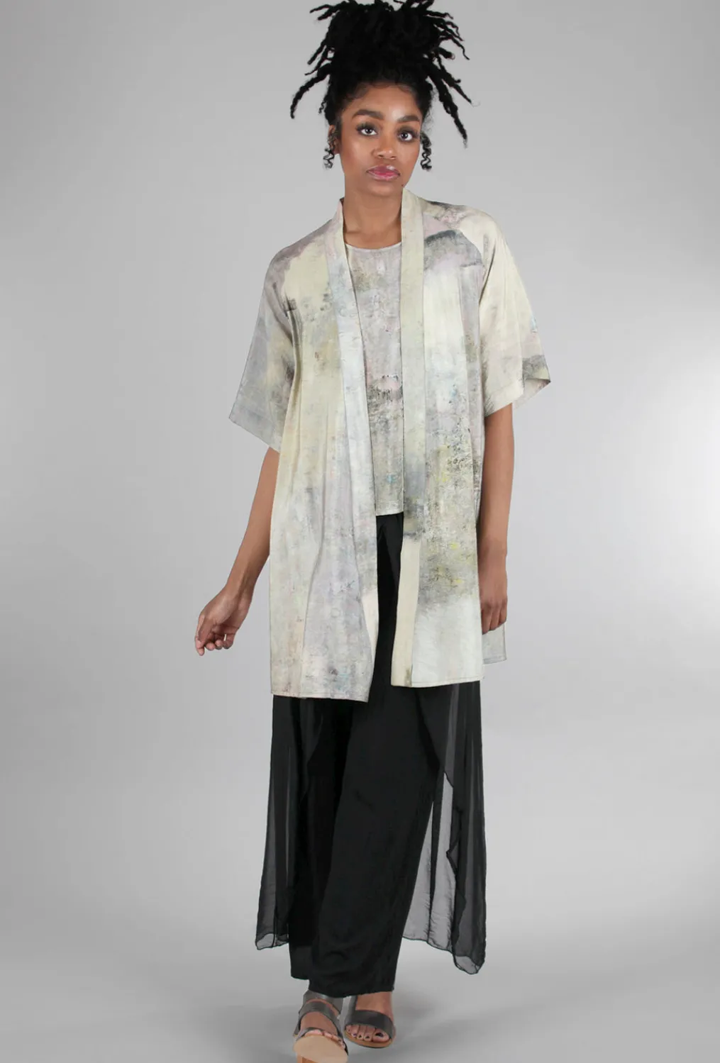 Online Evie Lou Kmo Duster, Pink/Stone