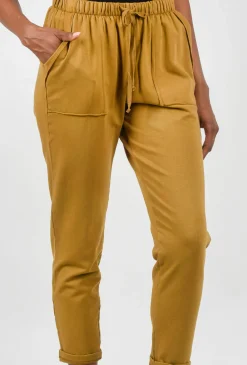 Best Evie Lou Knit Jersey Jogger, Caramel