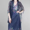 Flash Sale Evie Lou Layer Shawl, Indigo Meadow