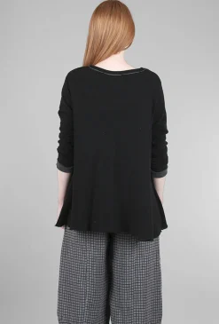 Cheap Evie Lou Long Angel Tee, Black