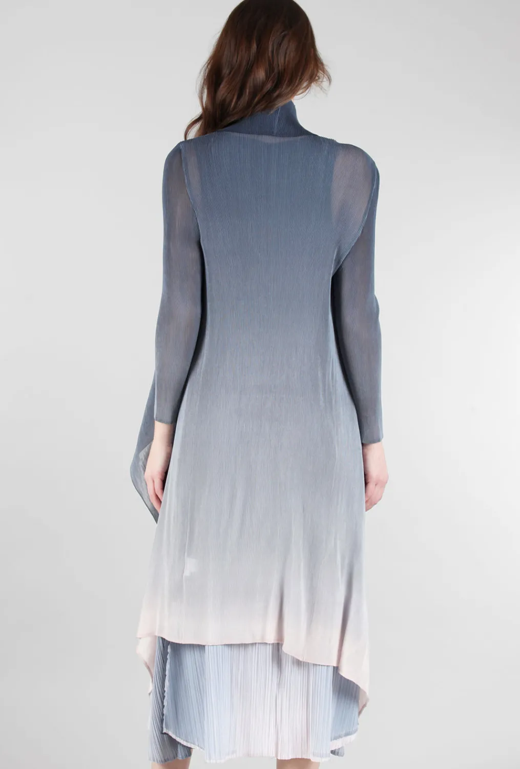 Outlet Evie Lou Long Collare Jacket, Charcoal Fade