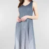 Store Evie Lou Long Estrella Dress, Charcoal Fade