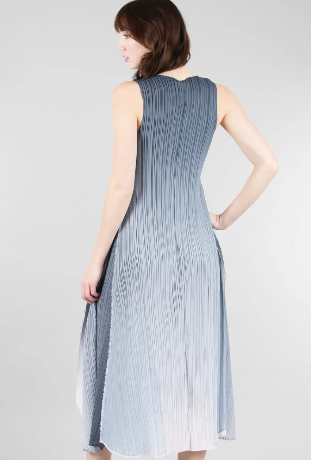Store Evie Lou Long Estrella Dress, Charcoal Fade