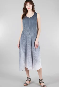 Store Evie Lou Long Estrella Dress, Charcoal Fade