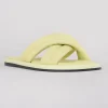 Best Evie Lou Lotta Cross Mule Sandal, Butter