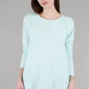 Online Evie Lou L/S Ruched Back Tee, Mente