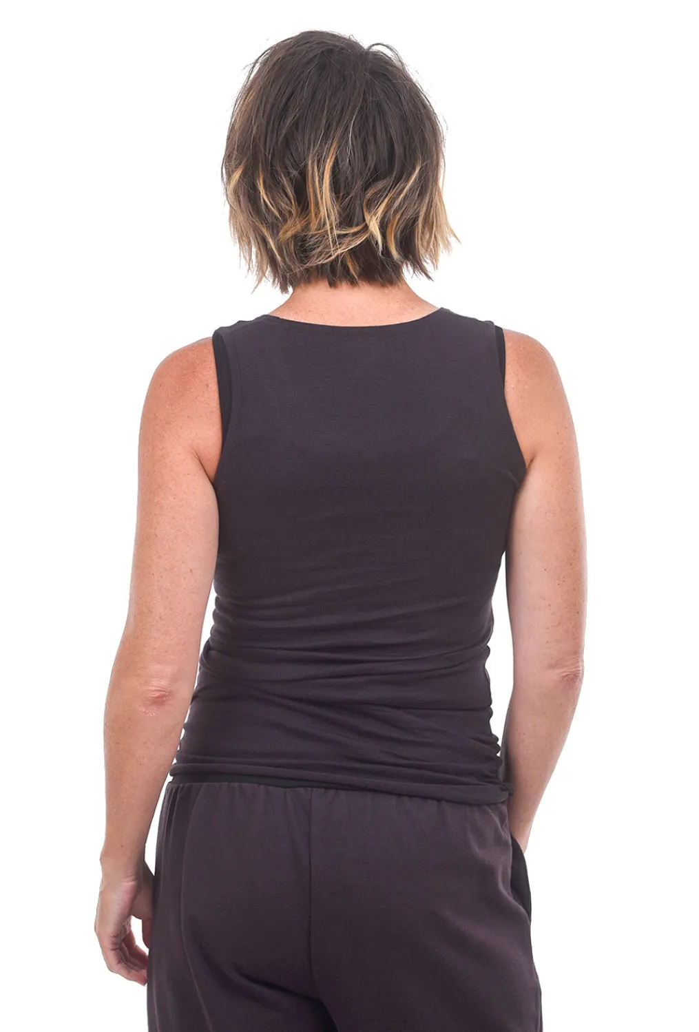 Online Evie Lou Luxury Tank Top, Raisin