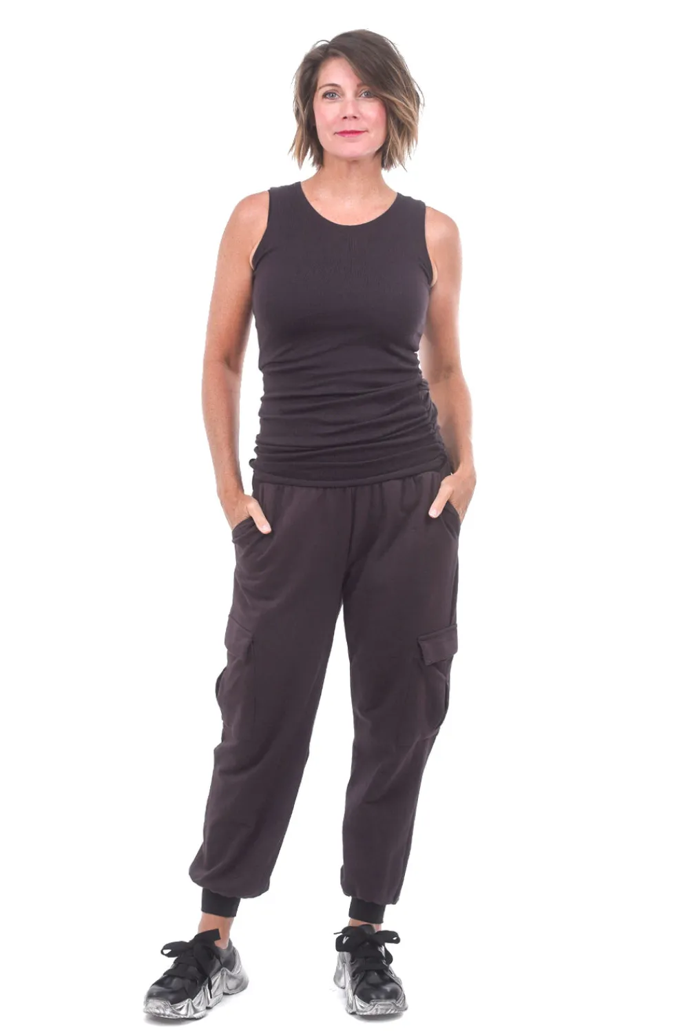 Online Evie Lou Luxury Tank Top, Raisin