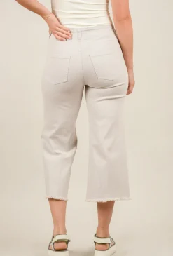 Outlet Evie Lou Major Wide Leg Capri, Roadtrip Beige
