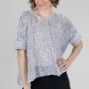 Clearance Evie Lou Marconi Pullover, Navy/White