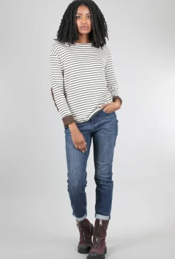 Best Sale Evie Lou Margot Girlfriend Jeans, Mesquite