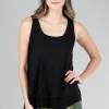 Best Sale Evie Lou Md Scoopneck Tank, Black