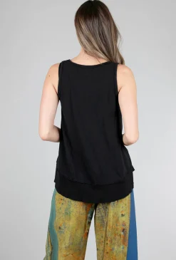 Best Sale Evie Lou Md Scoopneck Tank, Black