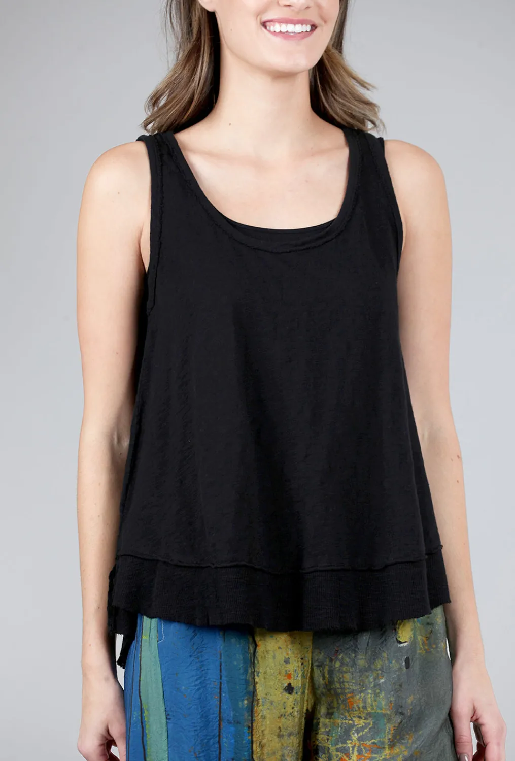 Best Sale Evie Lou Md Scoopneck Tank, Black