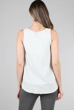 Outlet Evie Lou Md Scoopneck Tank, Cloud Gray