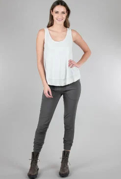 Outlet Evie Lou Md Scoopneck Tank, Cloud Gray