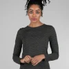 Cheap Evie Lou Mika Tee, Black/Sand Dash