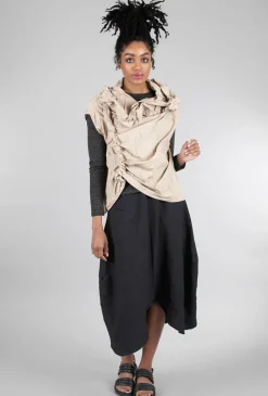 Cheap Evie Lou Mika Tee, Black/Sand Dash