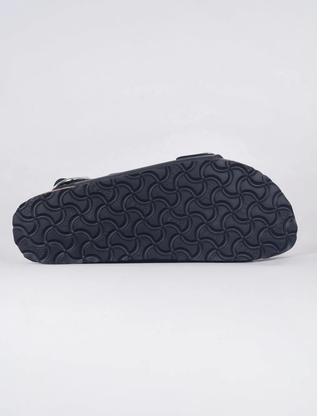 Shop Evie Lou Milano Big Buckle, Black Oil