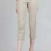 Best Evie Lou Mindy Cropped Pant, Khaki