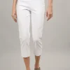 Best Sale Evie Lou Mindy Cropped Pant, White