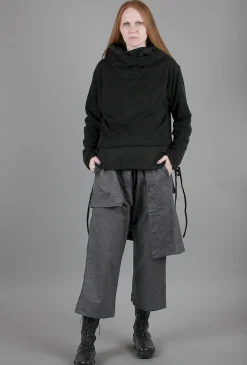 Outlet Evie Lou Olmera Double Hoodie, Black