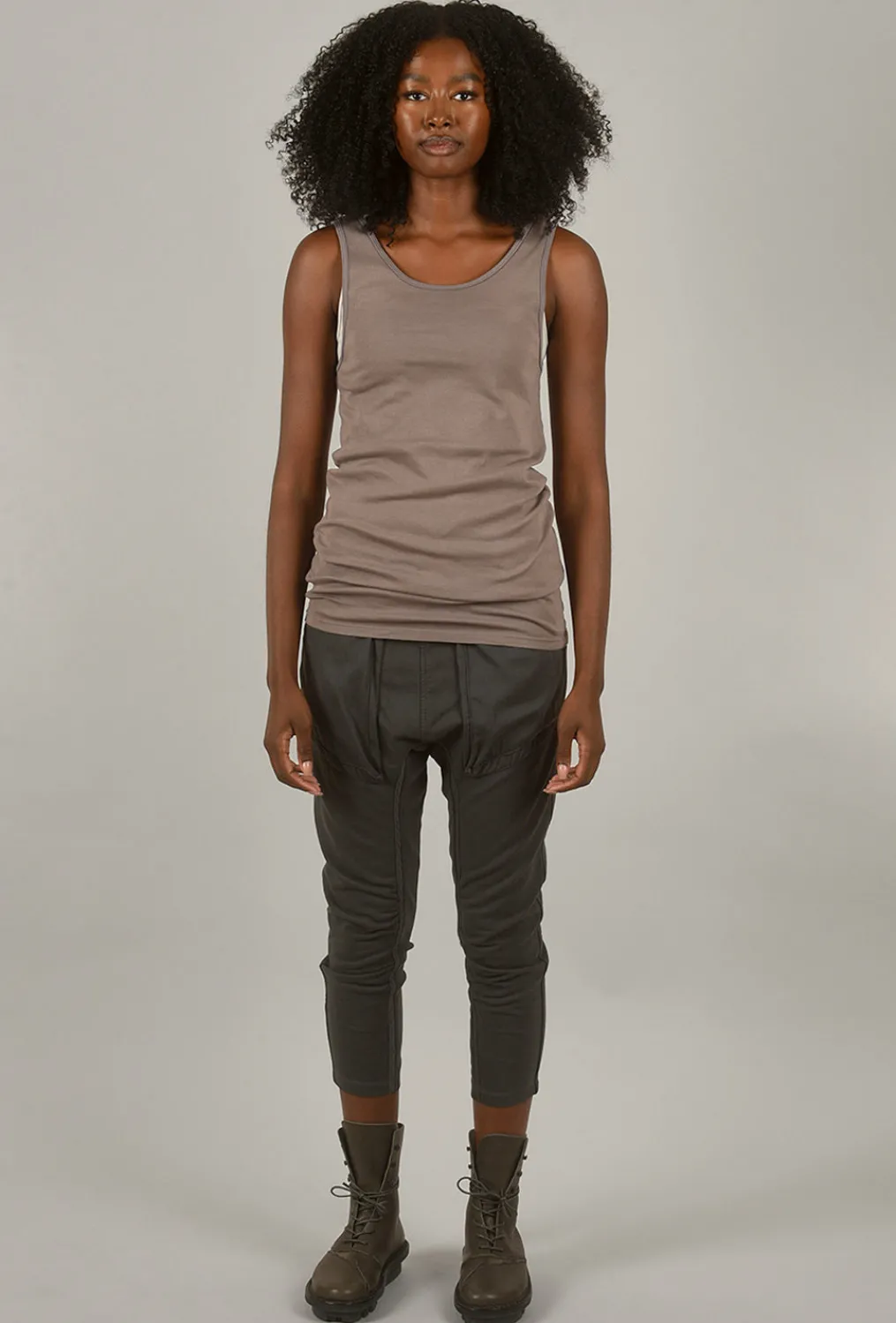 Online Evie Lou Organic Long Tank, Wet Cement