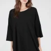 Outlet Evie Lou Oversized Lcj Pullover, Black
