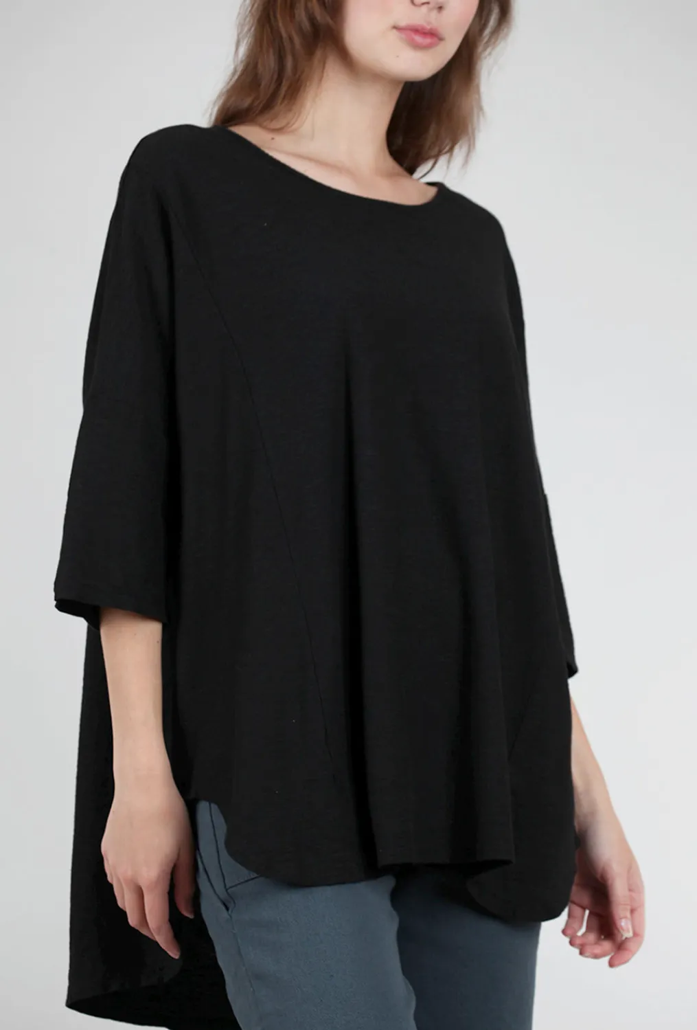 Outlet Evie Lou Oversized Lcj Pullover, Black