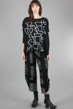 Store Evie Lou Oz Graphic Tee, Black/Gray