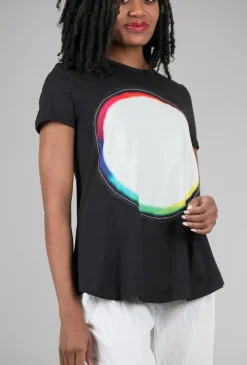 Shop Evie Lou Ozai Orbits Tee, Black