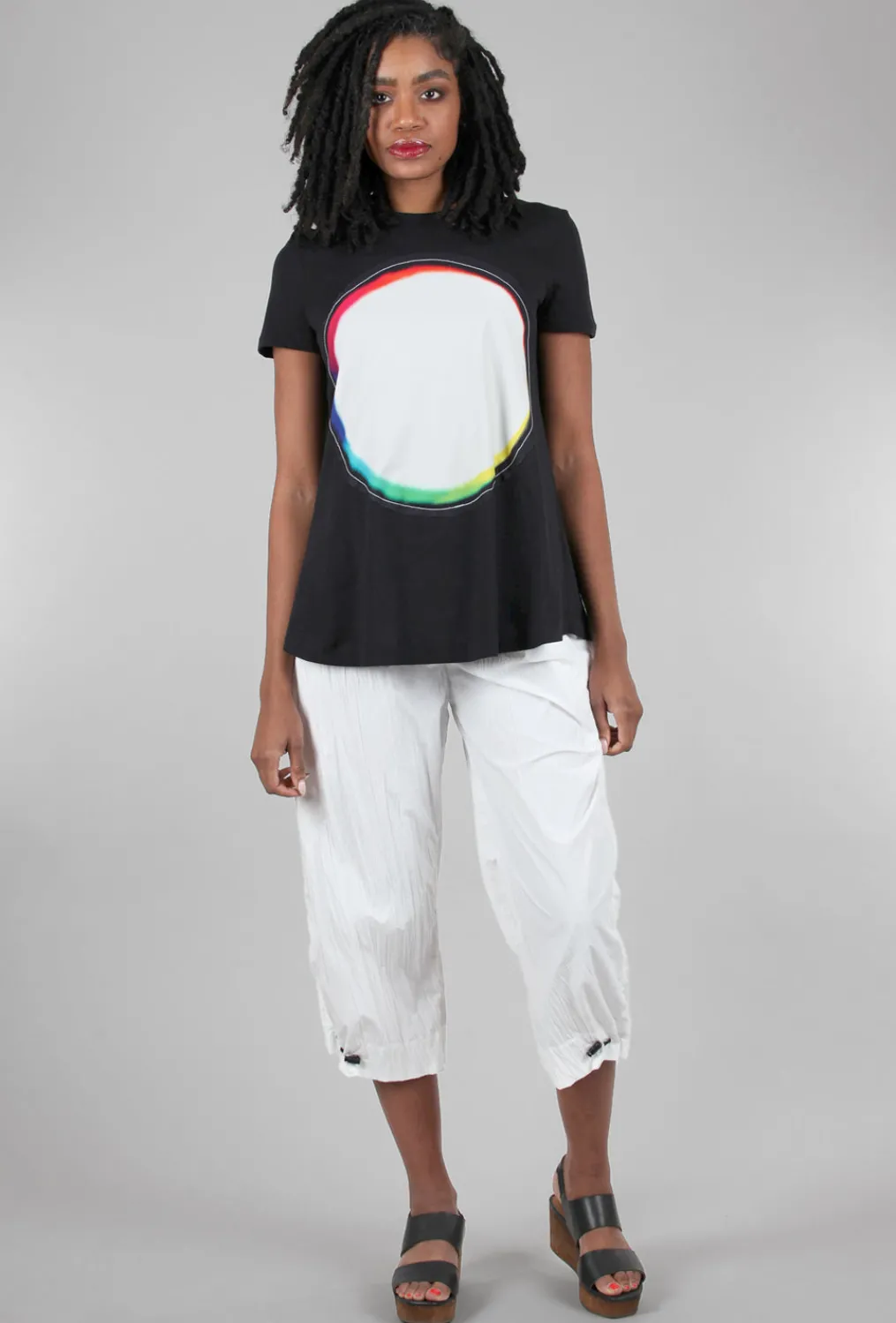 Shop Evie Lou Ozai Orbits Tee, Black