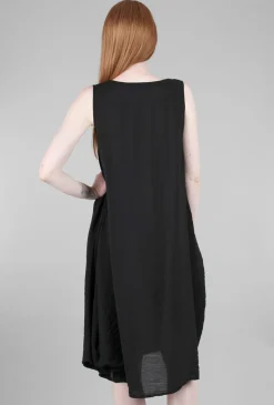 Sale Evie Lou Parachute Bubble Dress, Black