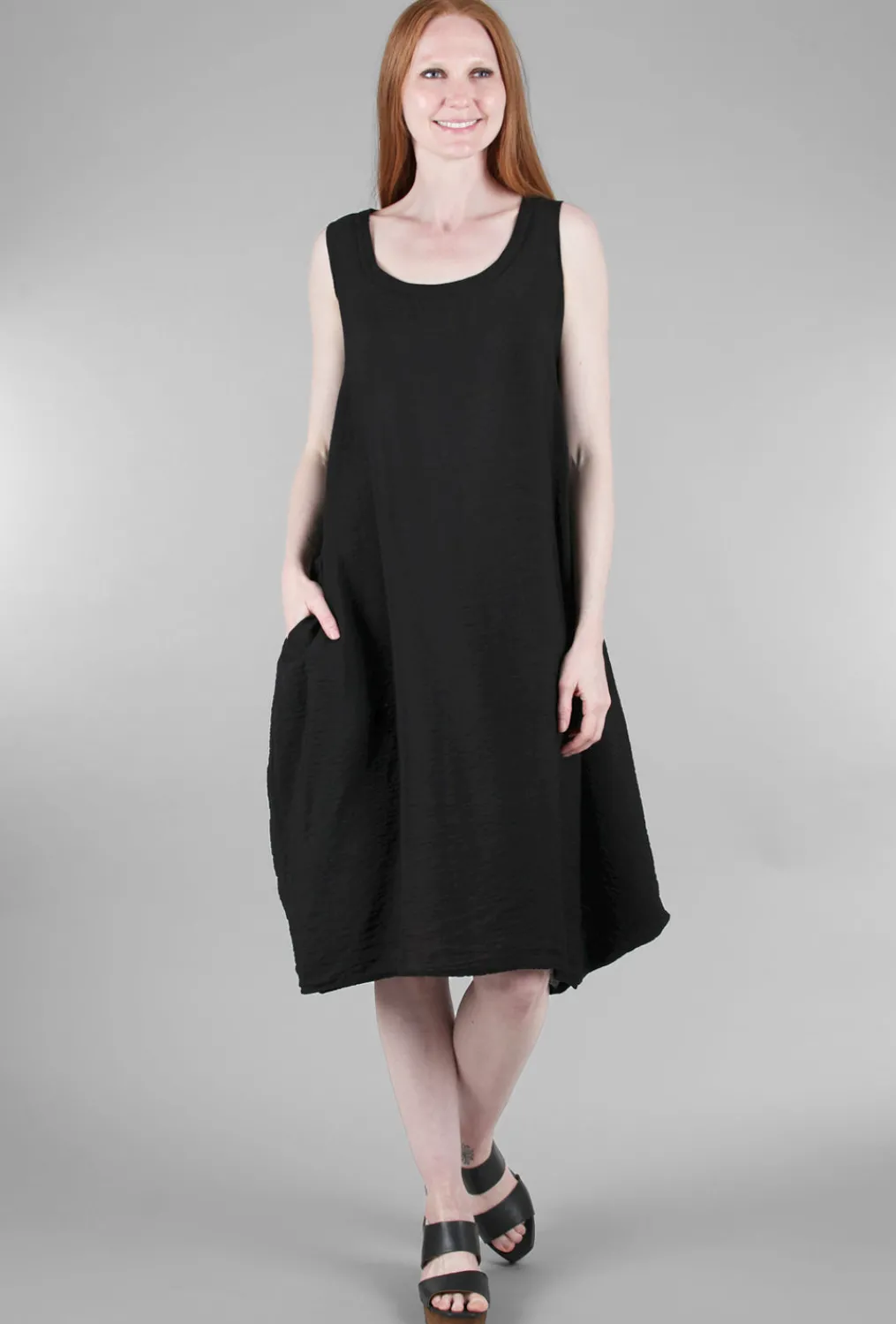 Sale Evie Lou Parachute Bubble Dress, Black