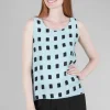 Shop Evie Lou Parachute Layer Tank, Poolside