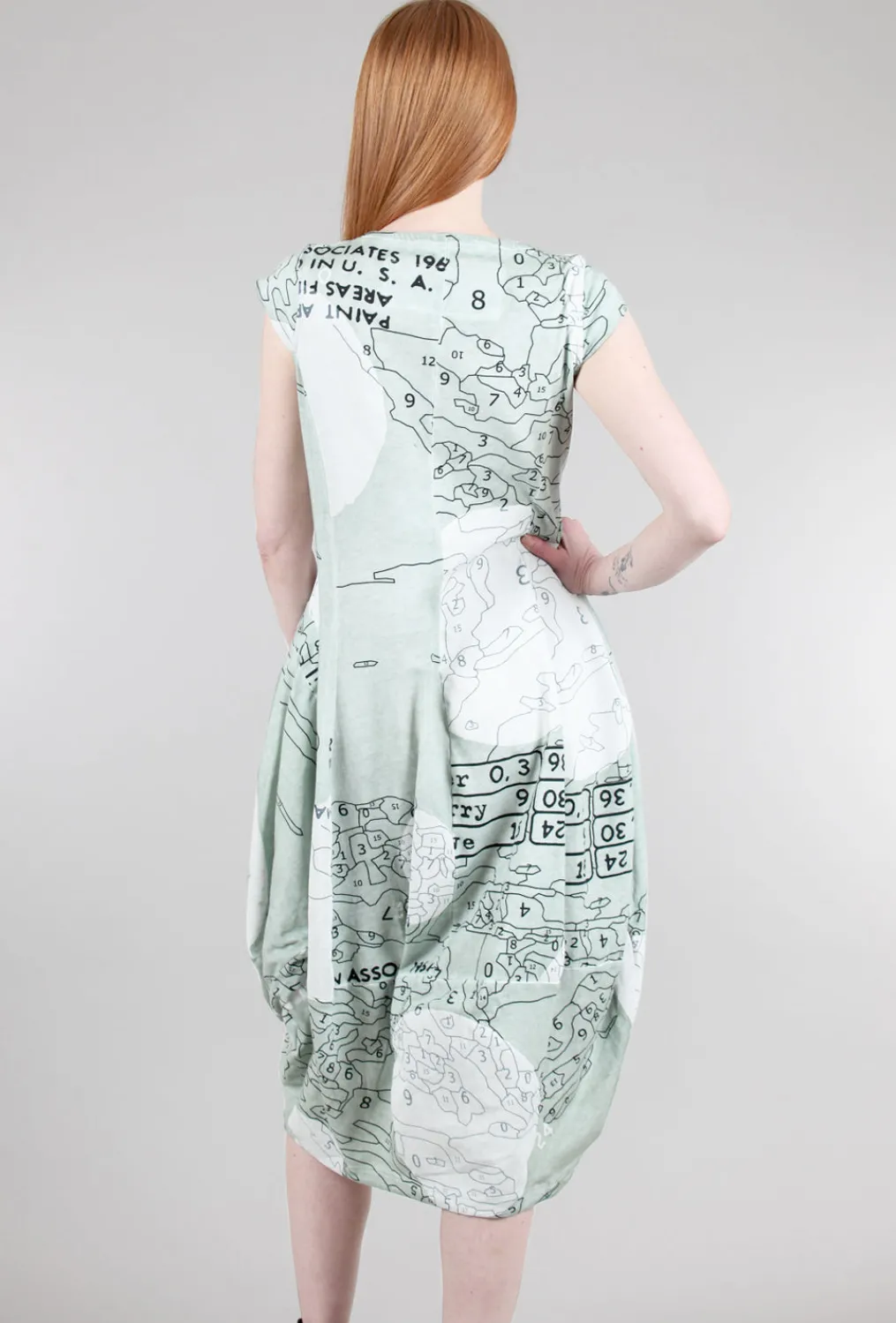 Outlet Evie Lou Pbn French Terry Shapely Dress, Sky Print