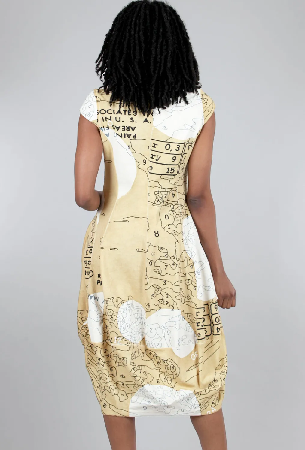 Flash Sale Evie Lou Pbn Shapely French Terry Dress, Corn Print