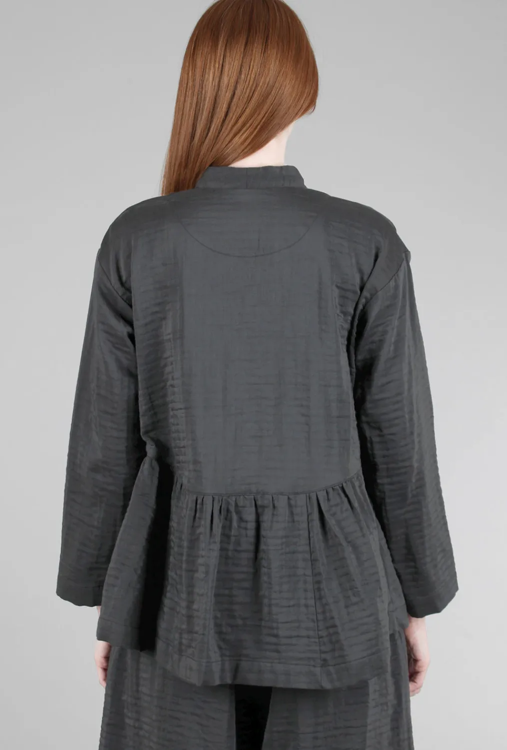 Store Evie Lou Peplum Jacket, Anthracite
